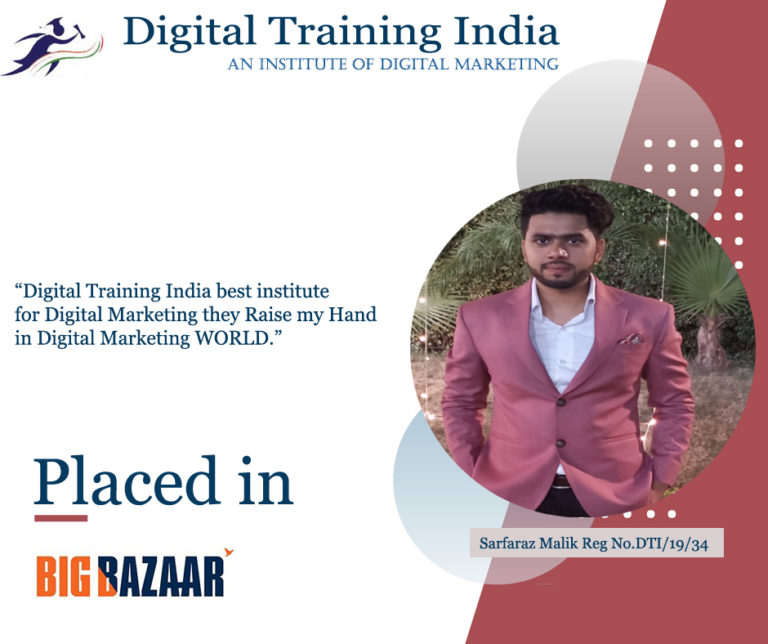 DTI Placed Student Sarfaraz